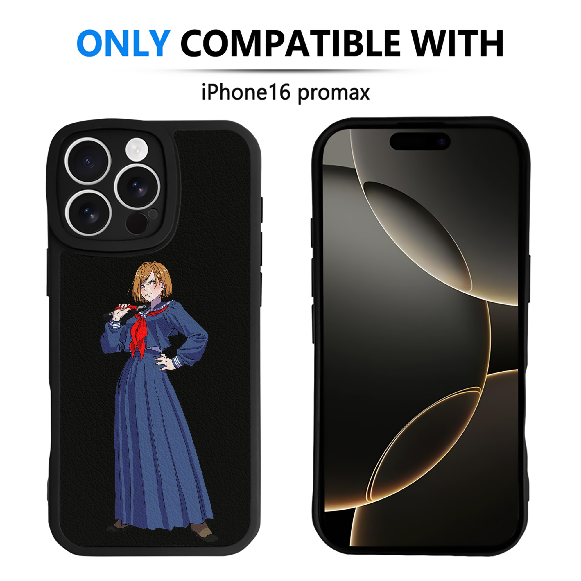 （画像用） 呪術廻戦 Jujutsu Kaisen 【iPhone 16シリーズ対応】シリコンスマホケース（レザー調） 材質：シリコン